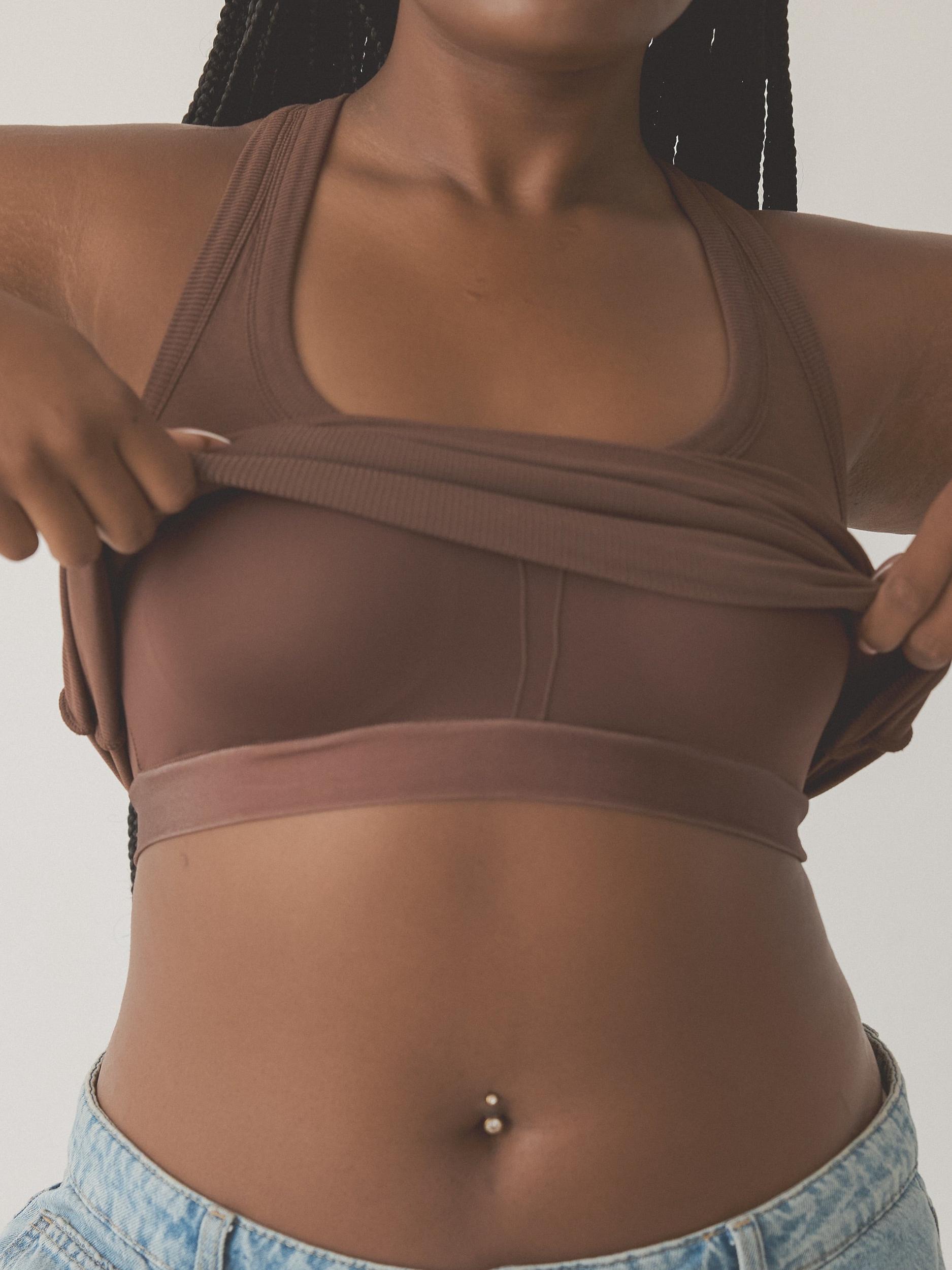 Ribbed Scoop Racerback Brami Product Image