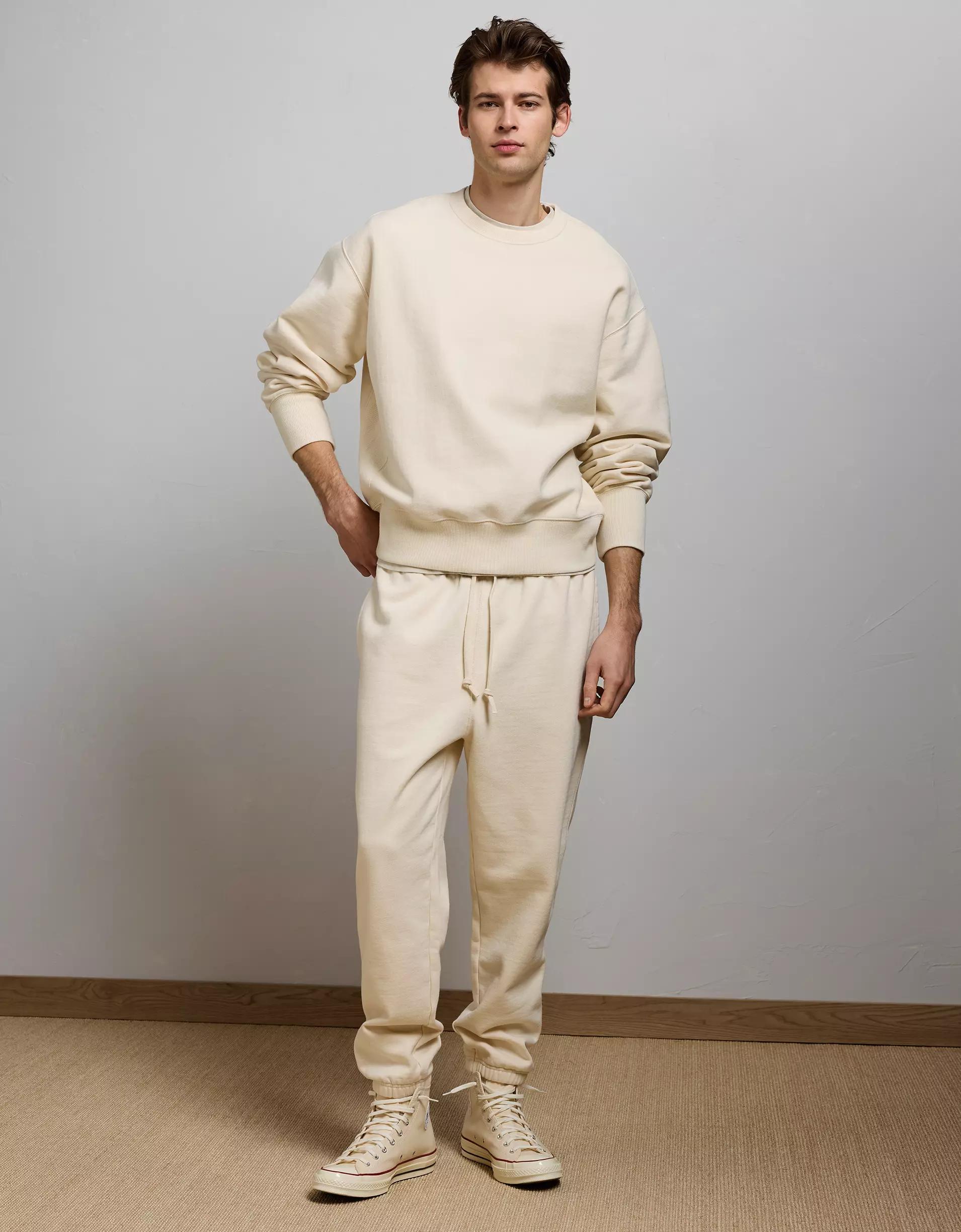 AE77 Premium Fleece Crew Neck Sweatshirt Product Image