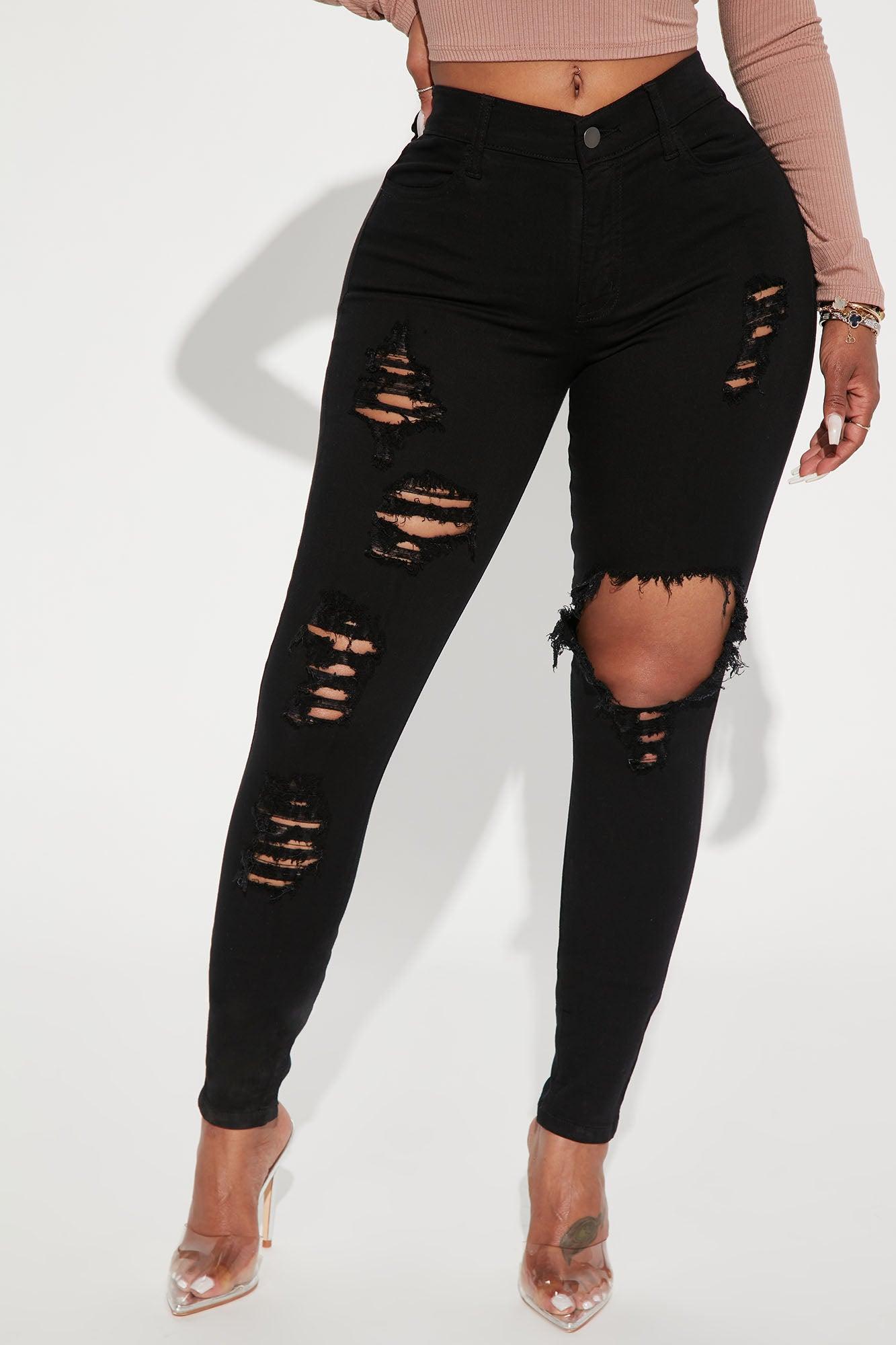Glistening Jeans - Black Product Image