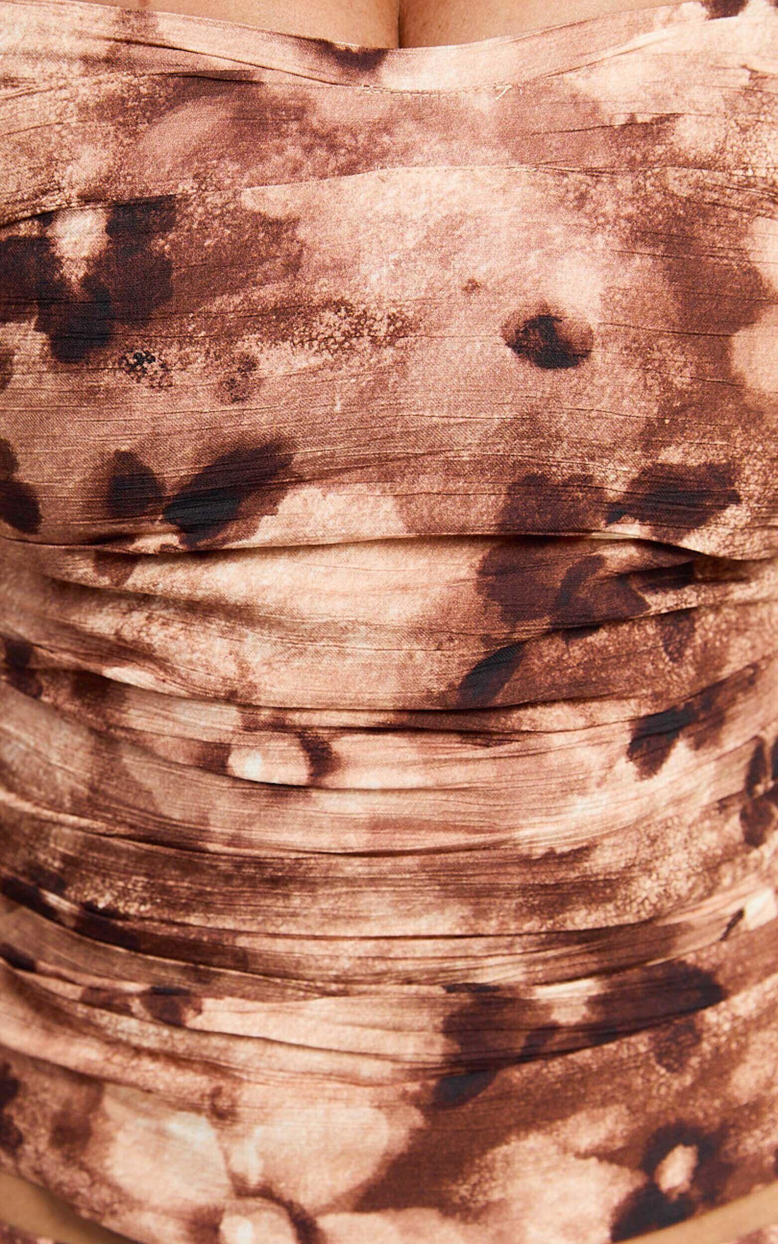 Lioness -  Cobain Corset in Chocolate Floral Product Image