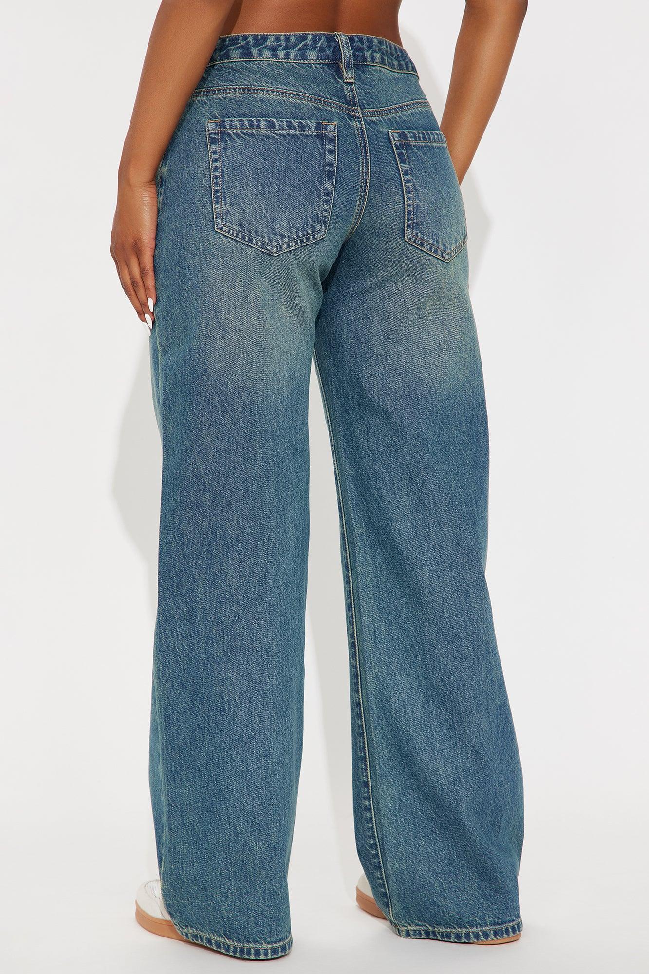 Westside Low Rise Wide Leg Jean - Vintage Wash Female Product Image
