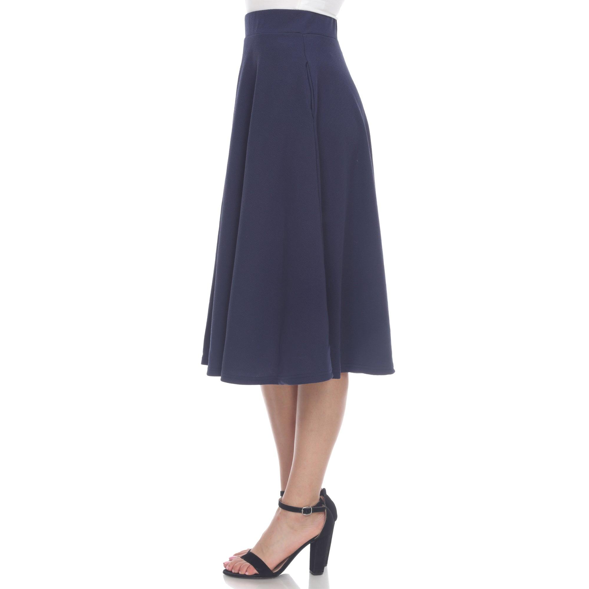 Tasmin Flare Midi Skirts Product Image
