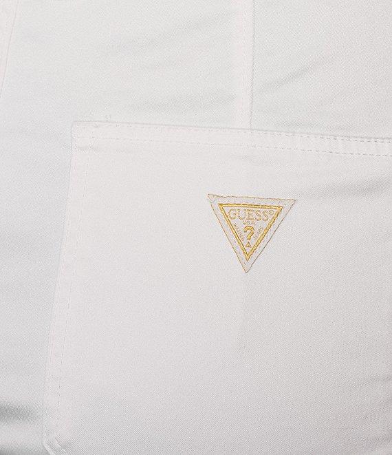 Guess Cargo Mini Mid Rise Bootcut Jeans Product Image