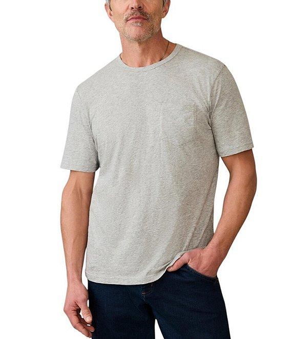 Faherty Sunwashed Organic Cotton Pocket Short Sleeve T-Shirt Product Image