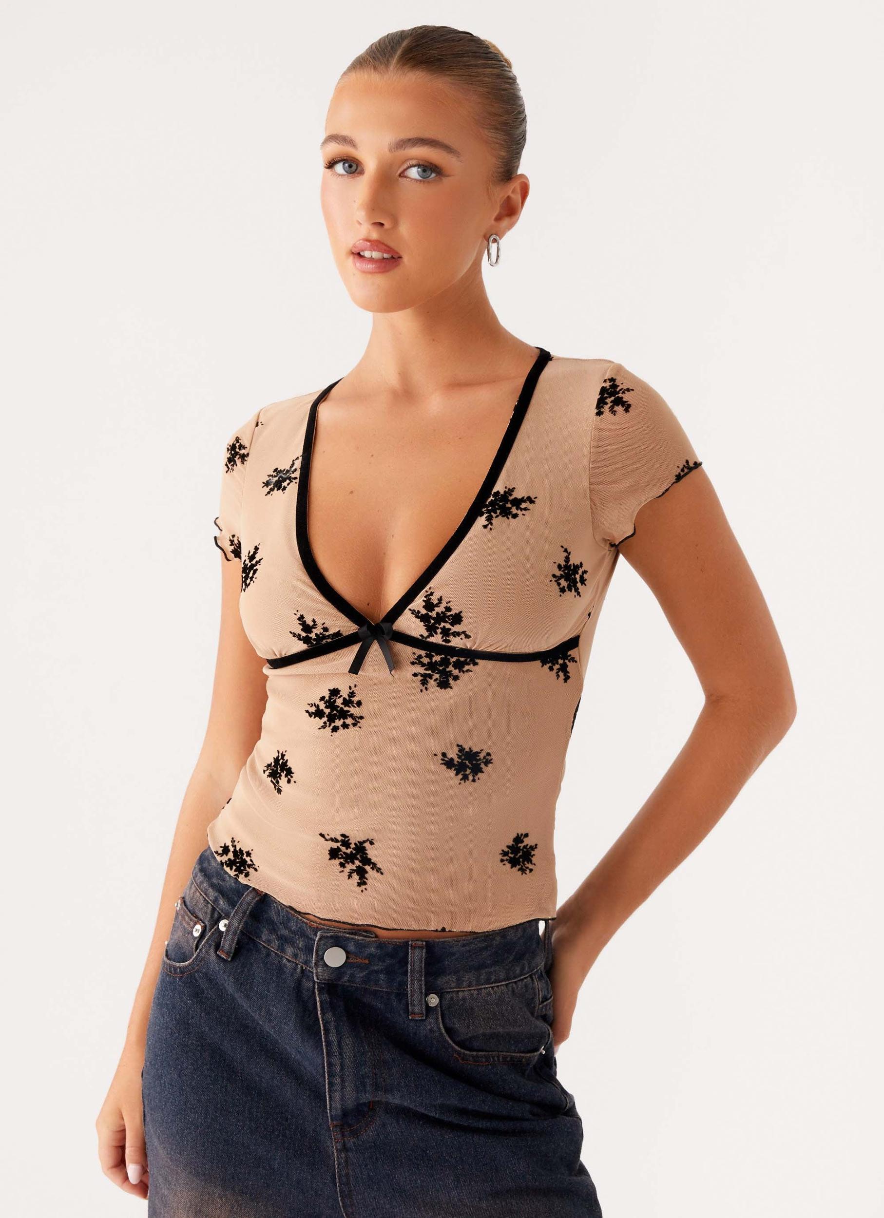 Rocca Top - Nude Product Image