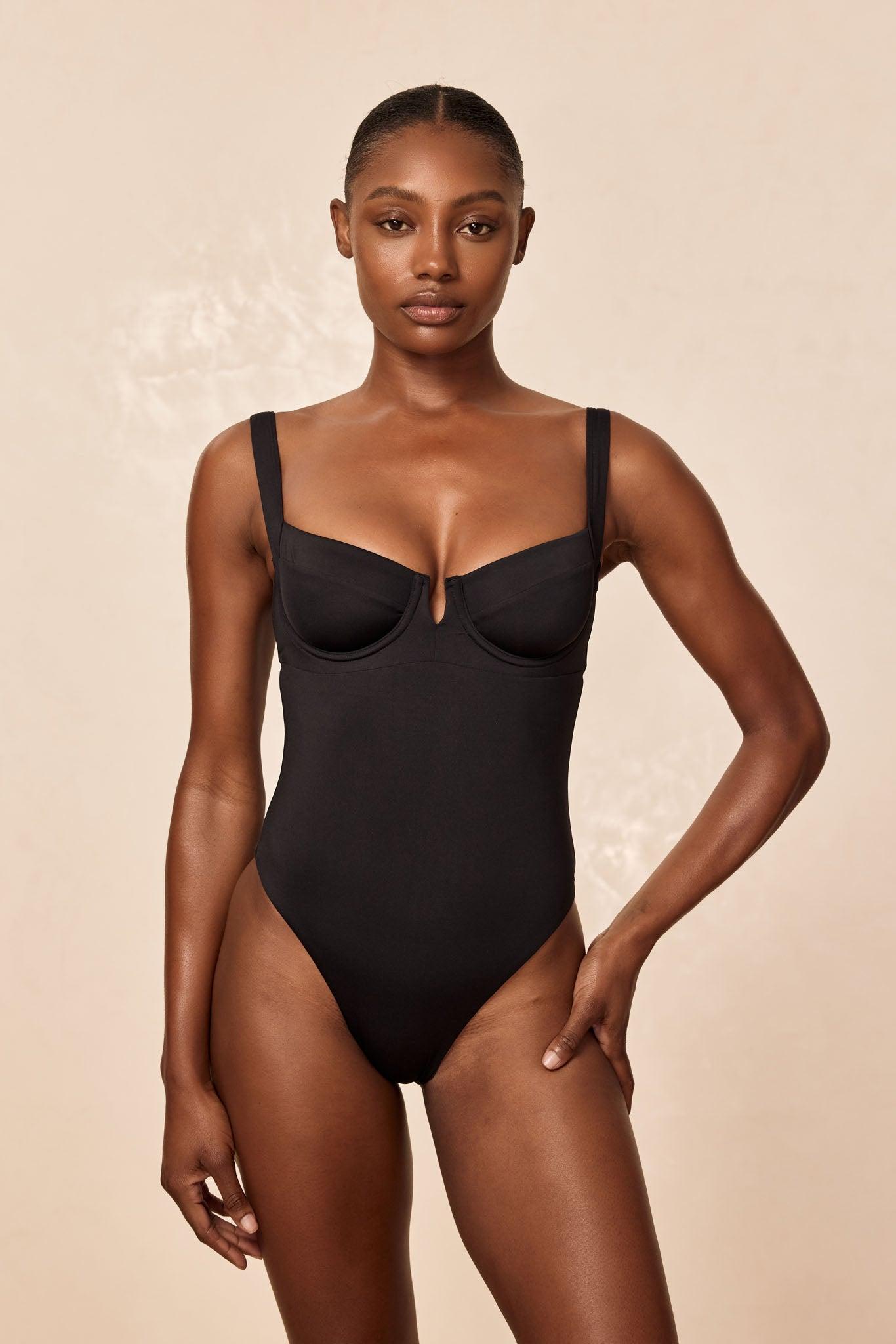 Clovelly One Piece - Black Product Image