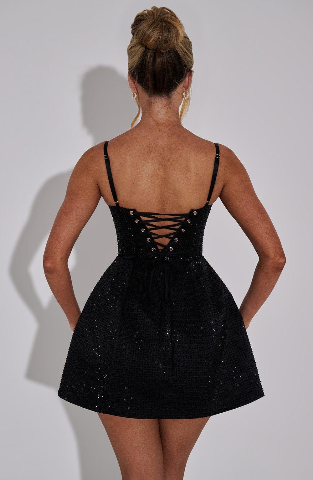 Emma Mini Dress - Black Product Image