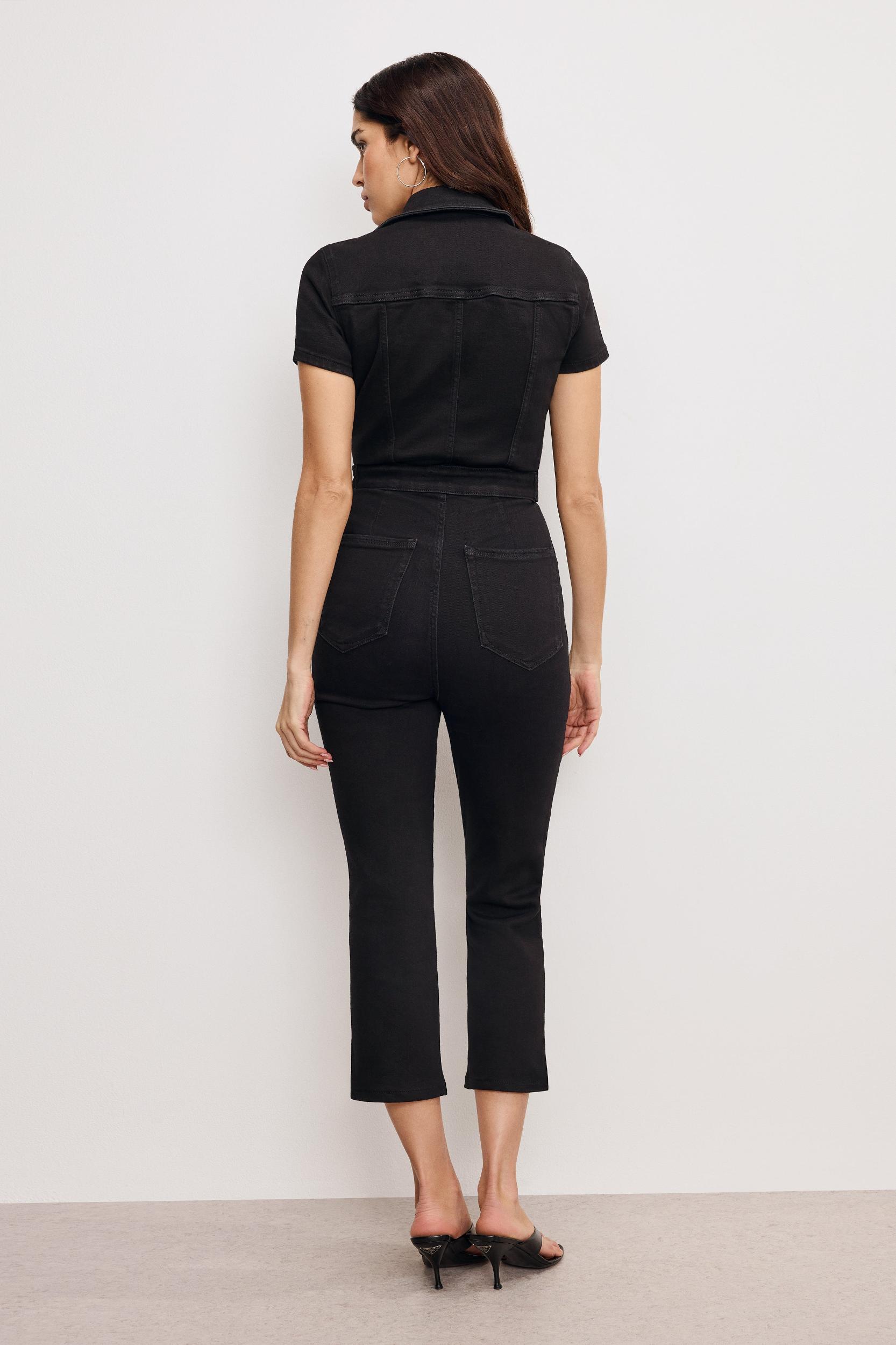 FIT FOR SUCCESS CAPRI JUMPSUIT | BLACK099 Product Image