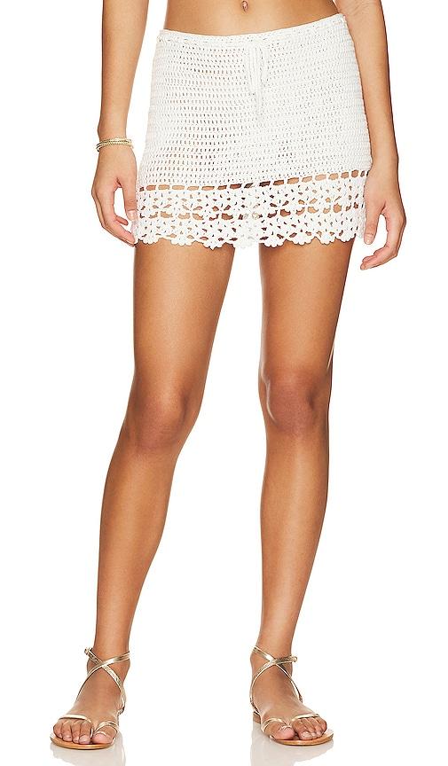 Elliana Crochet Mini Skirt MORE TO COME Product Image