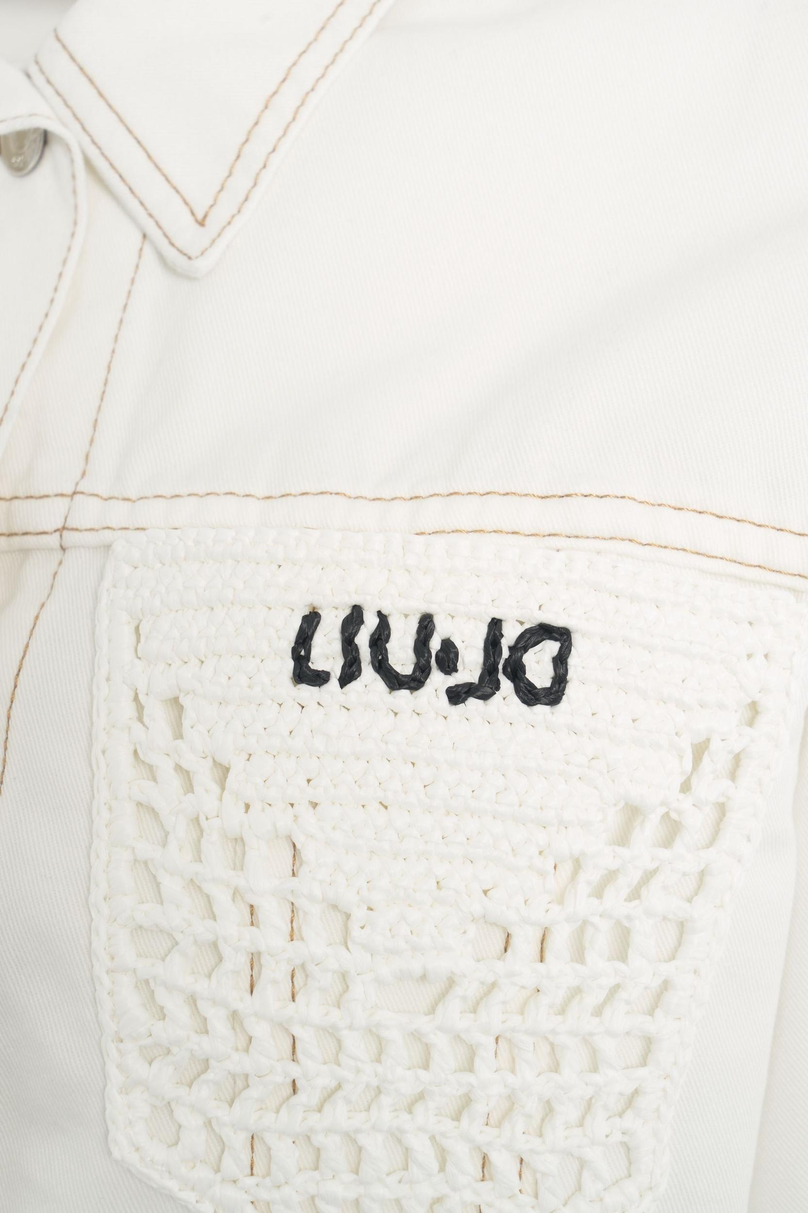 Cropped denim jacket Product Image