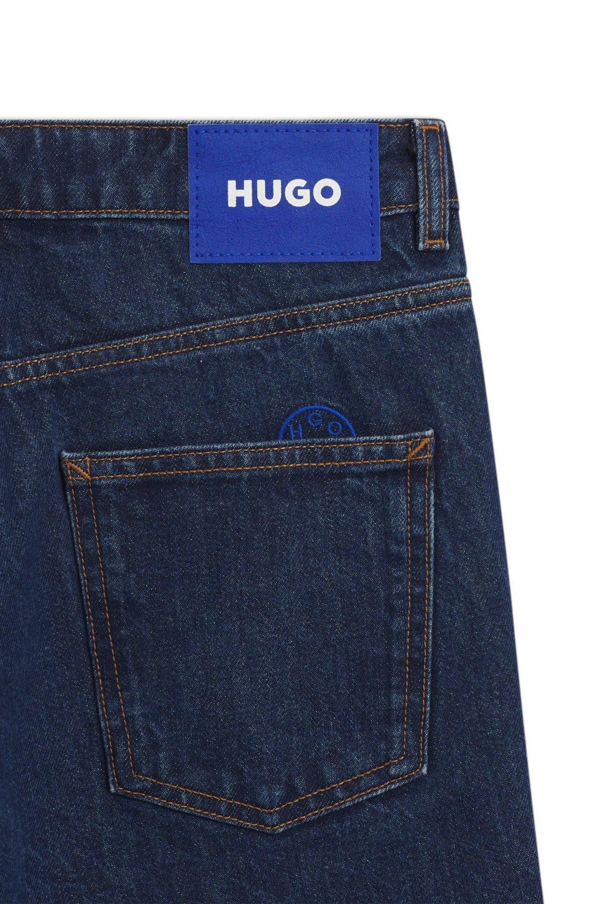 Relaxed-fit jeans in rinse-washed blue denim Product Image