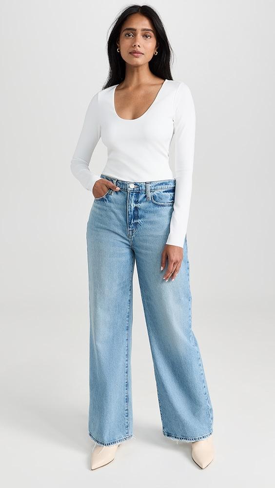 Good American Scuba Scoop Thong Bodysuit | Shopbop Product Image