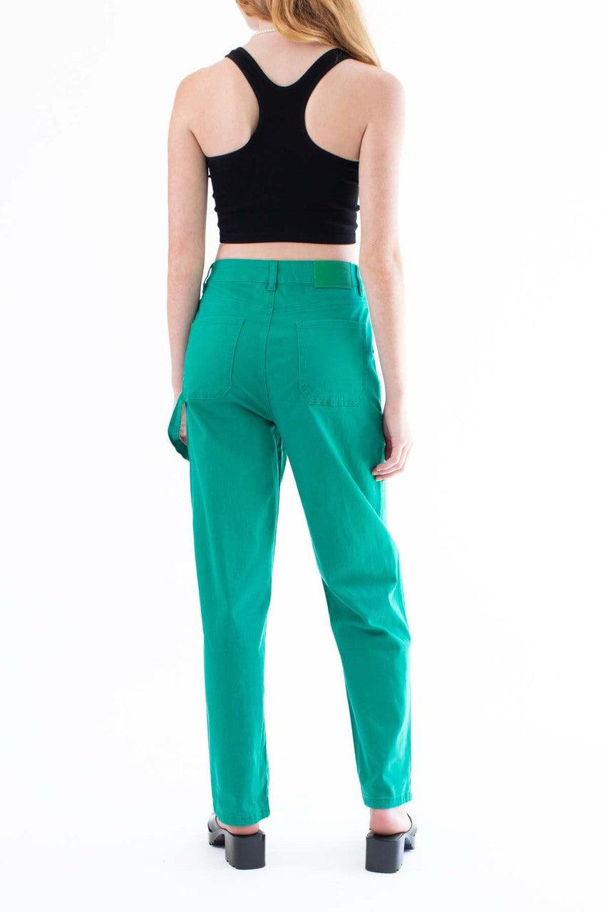 Green Carpenter Dad Jeans Product Image