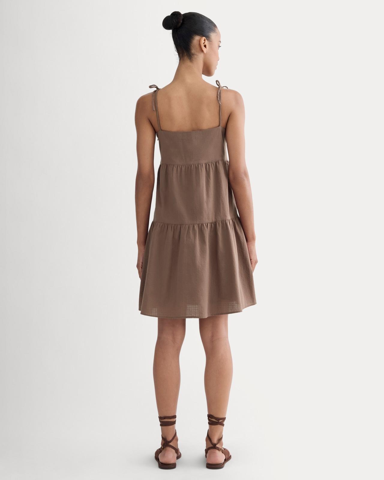 Womens Gauze Mini Tiered Dress by Everlane Product Image