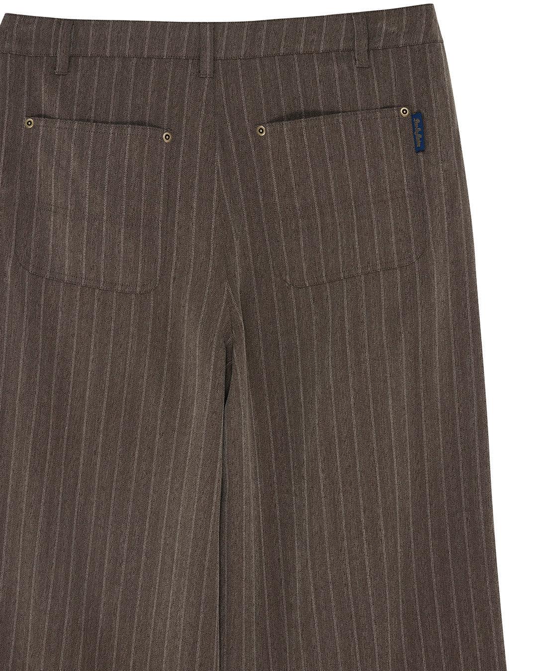 Hear & Now Stripe Pant - Gravel Grey Product Image