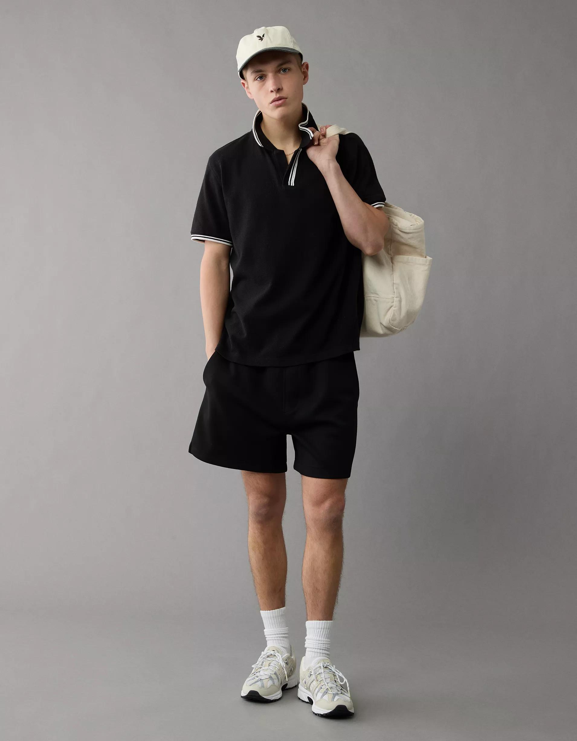AE 24/7 Mesh Polo Shirt Product Image