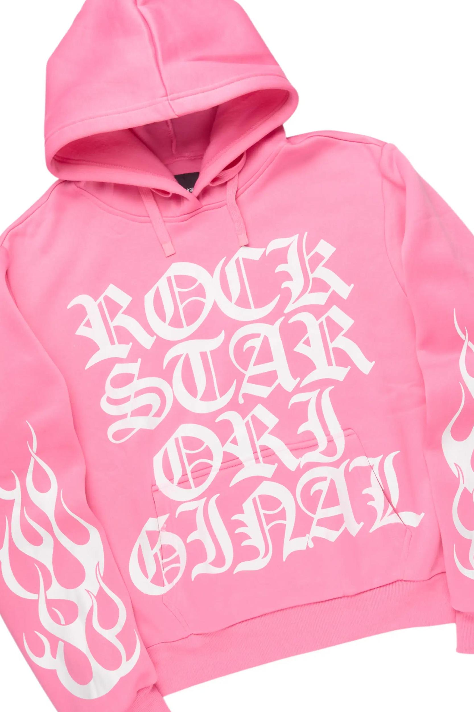 Anisha Pink Stacked Track Set Female Product Image