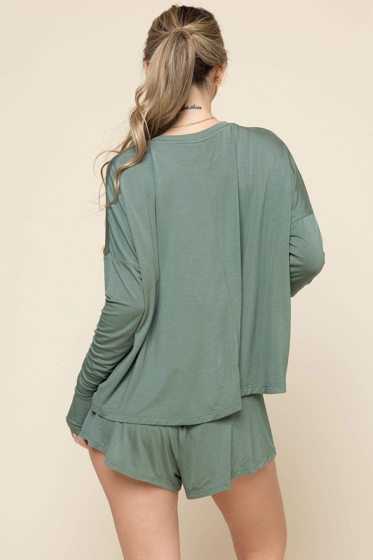 Perfect Lounge Shorts - Leaf Green Product Image