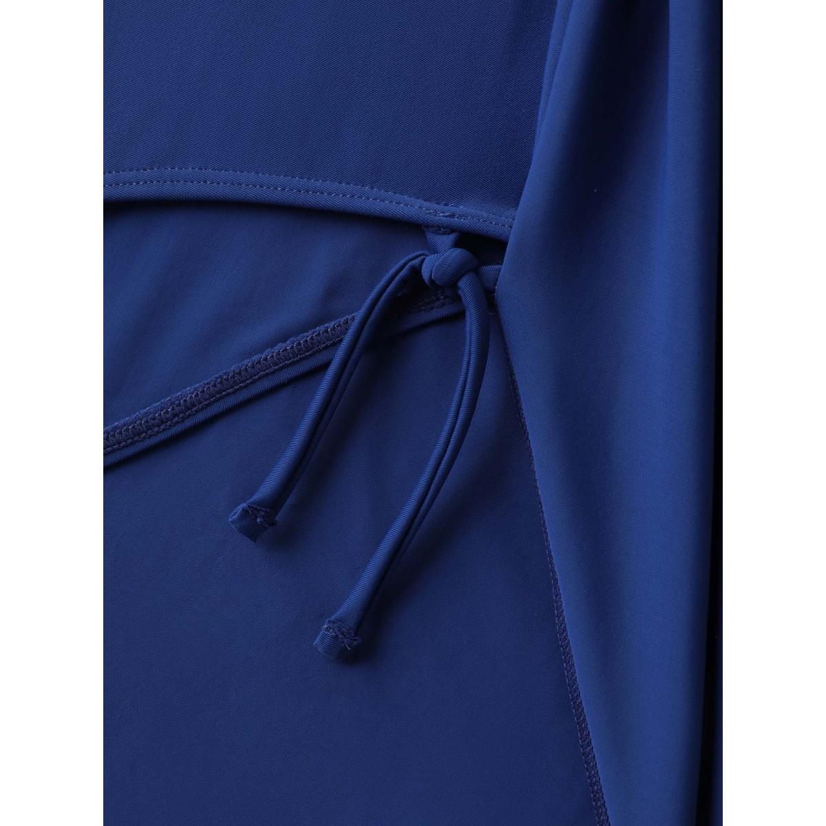 Plus Size Anti-Float Ties Detachable Starfish Brooch Swim Dress Women's Swimwear Aegean Beach Bodycon Heart neckline High stretch Curve Swim Dresses BloomChic 30/6X Product Image