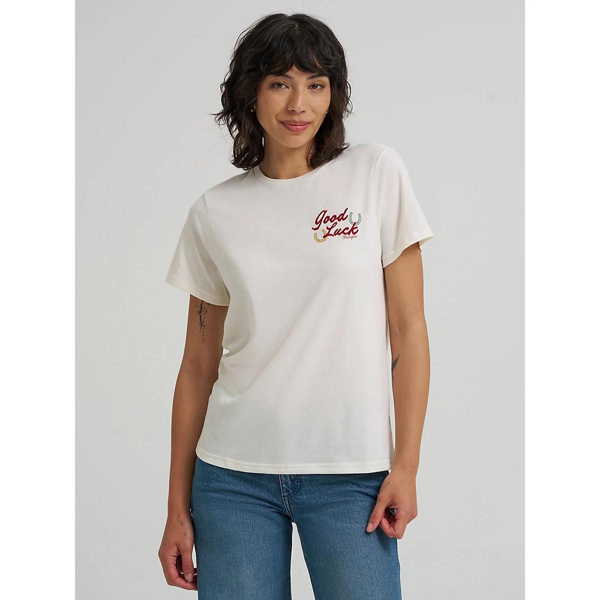 Women's Wrangler Western Graphic Girlfriend Tee in Goblin Product Image