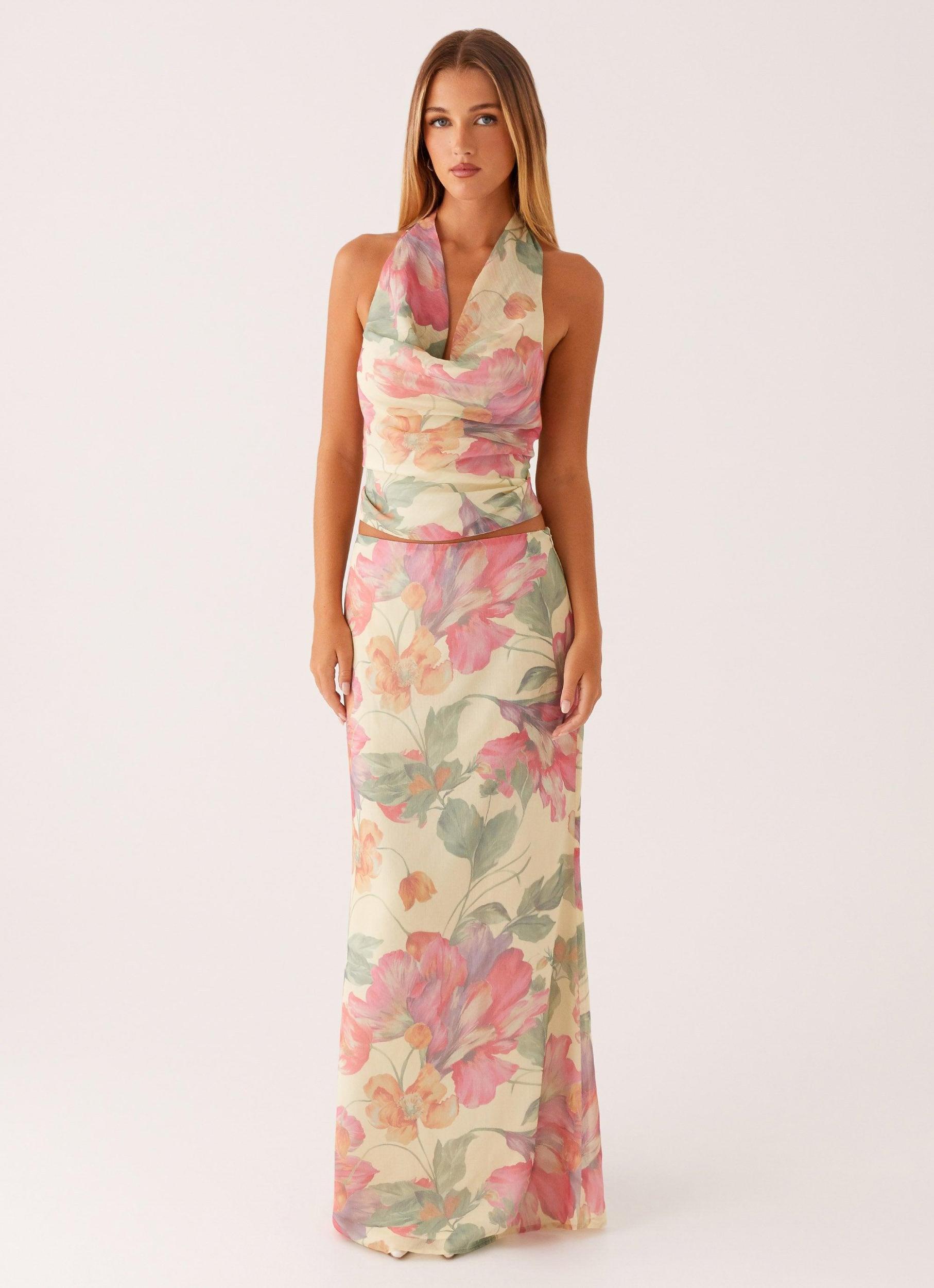 Close Call Top - Yellow Peony Product Image