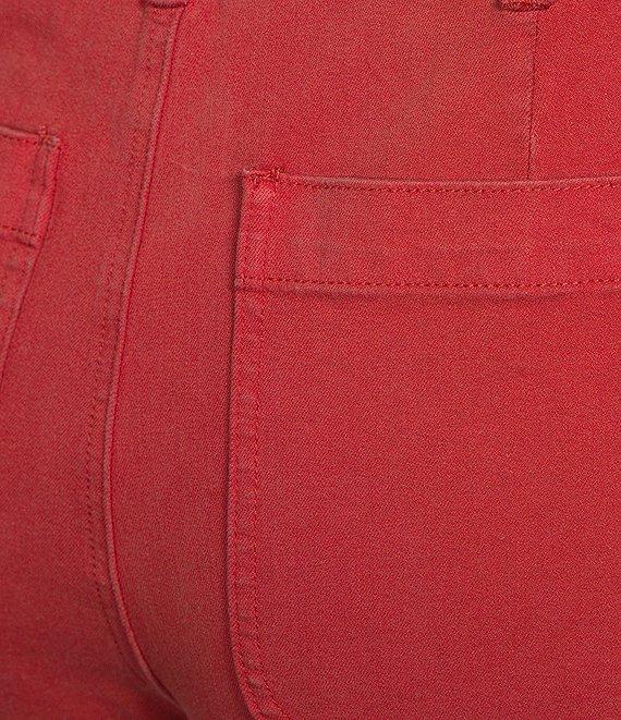 John Mark Plus Size Pintuck Detailed Wide Leg Pants Product Image