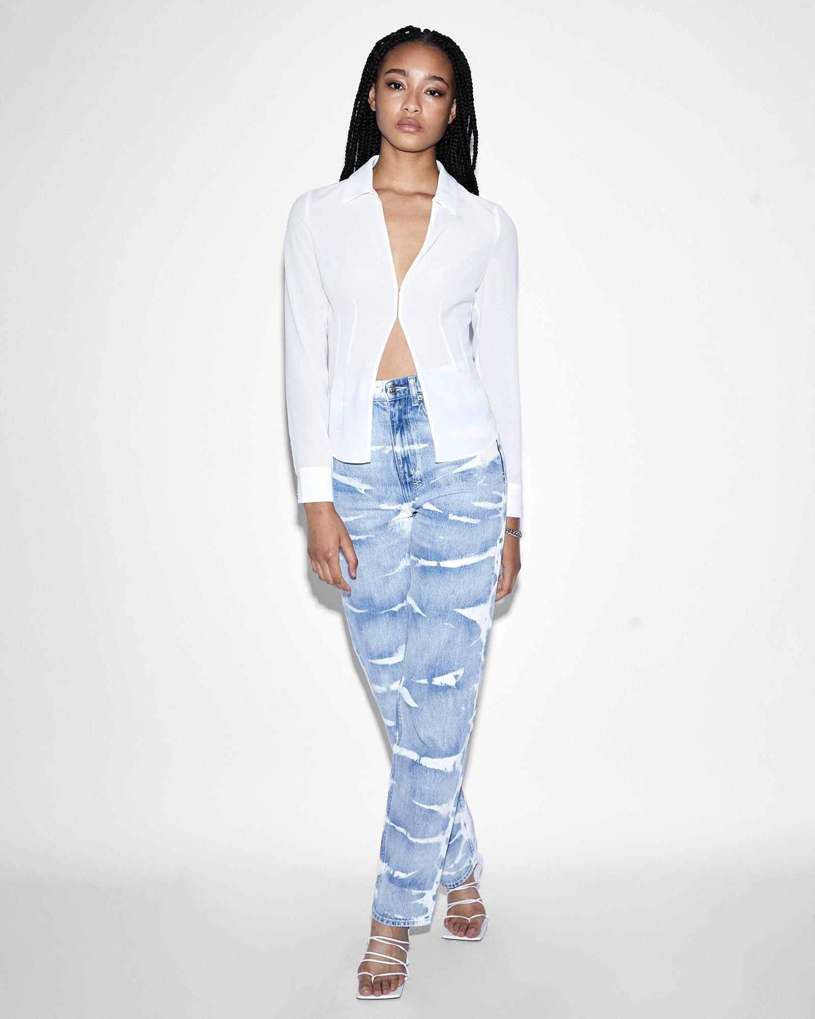 CHARMED SHIRT WHITE Female Product Image