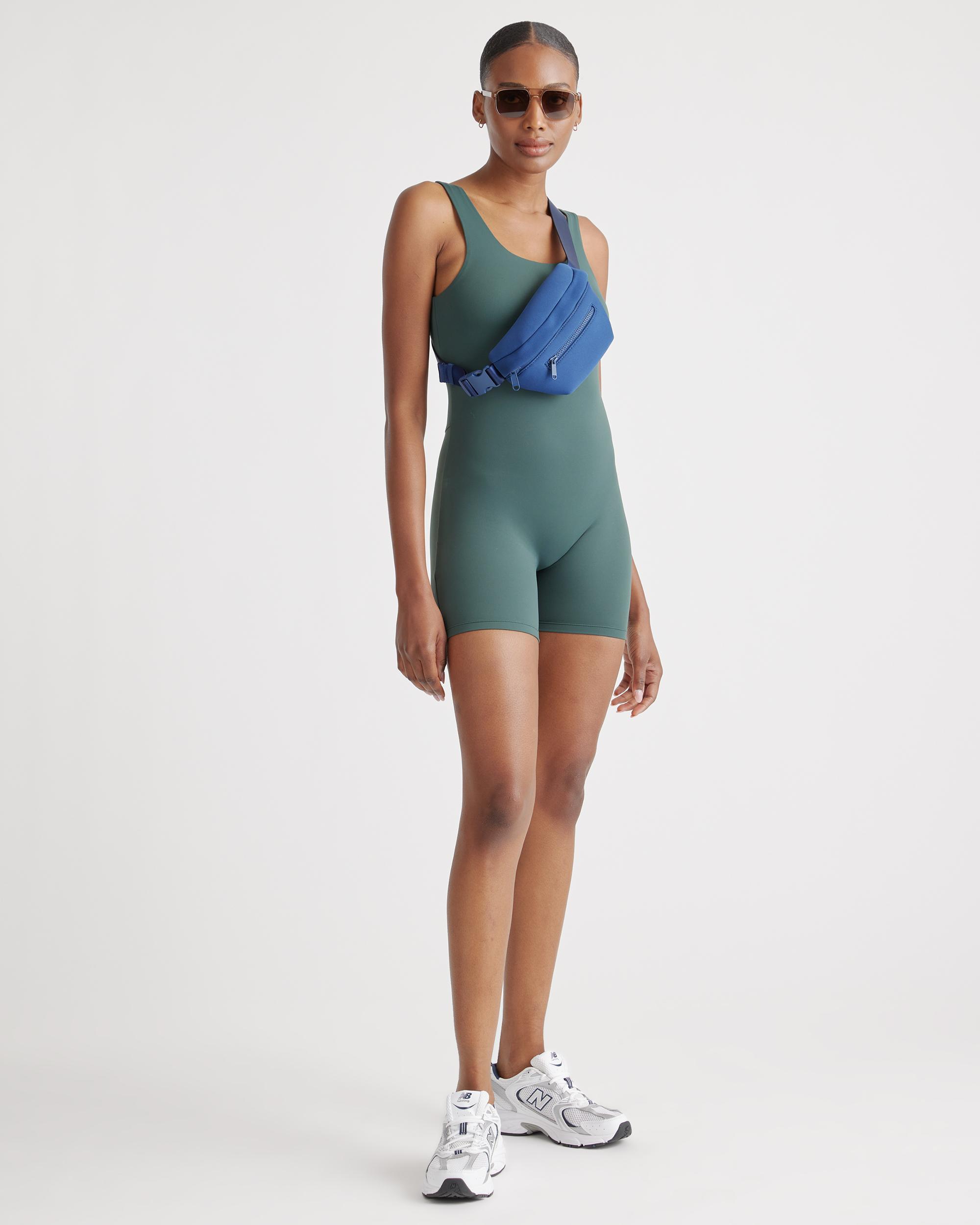 Quince | Women's Ultra-Form Short Jumpsuit Nylon/Spandex Product Image