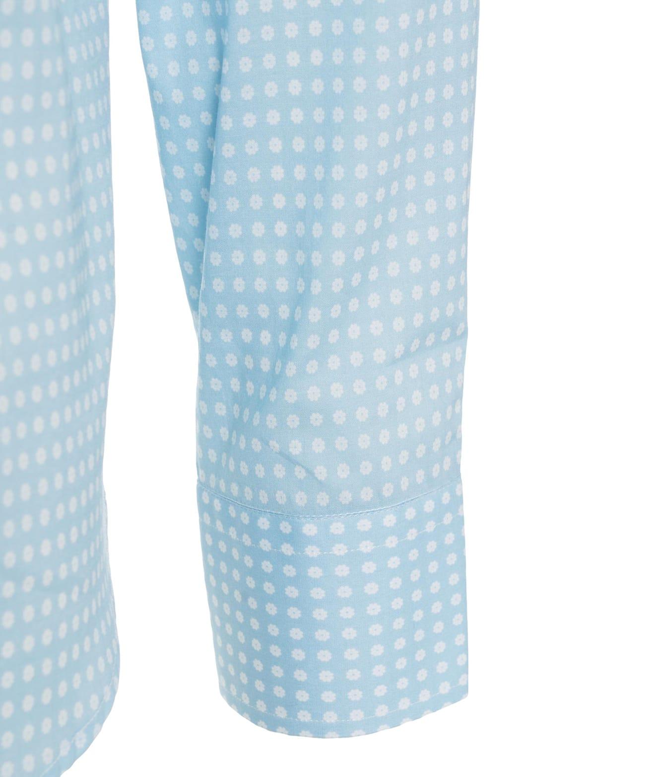 Fine cotton shirt with floral pattern Product Image