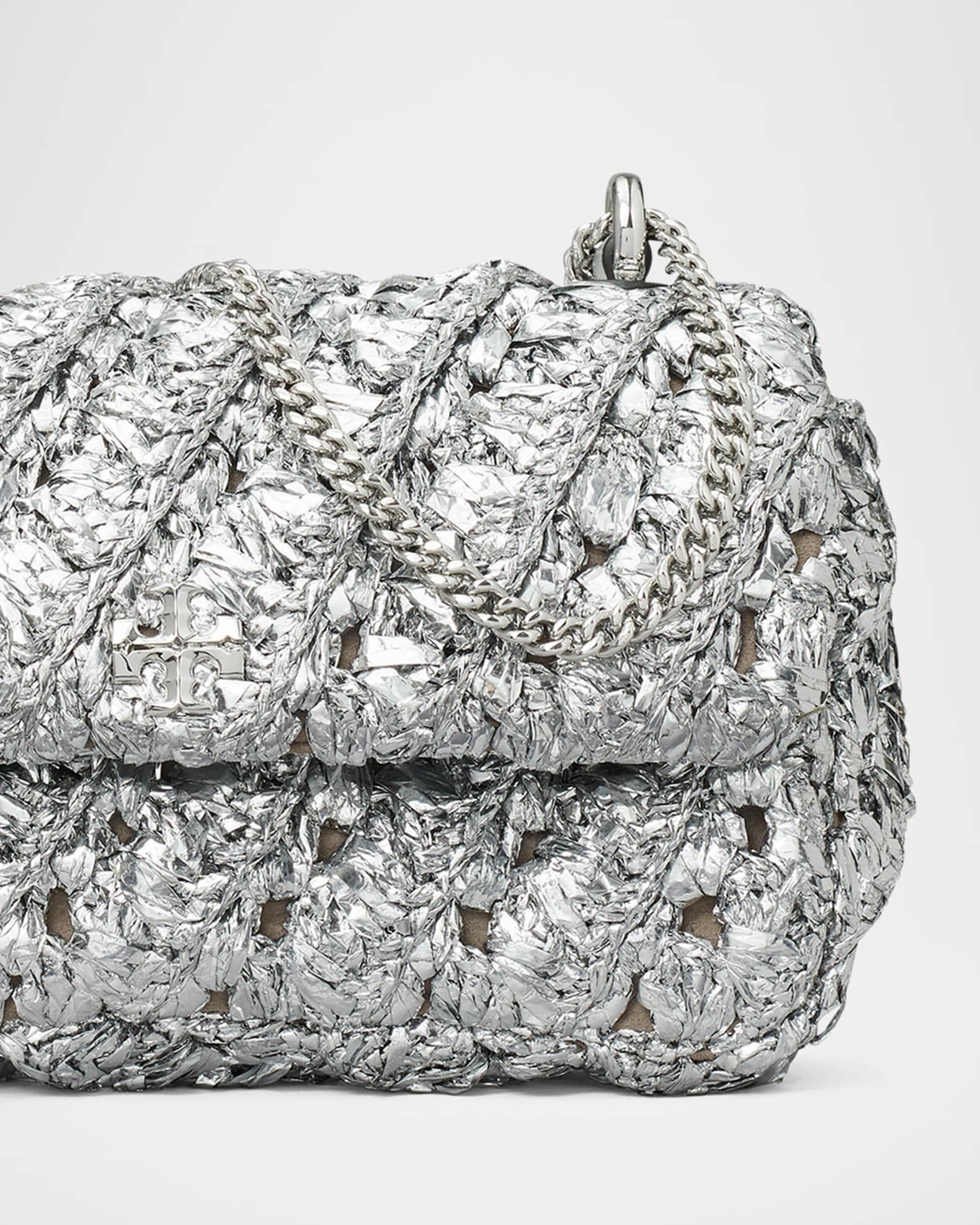 Kira Metallic Crochet Mini Crossbody Bag Product Image