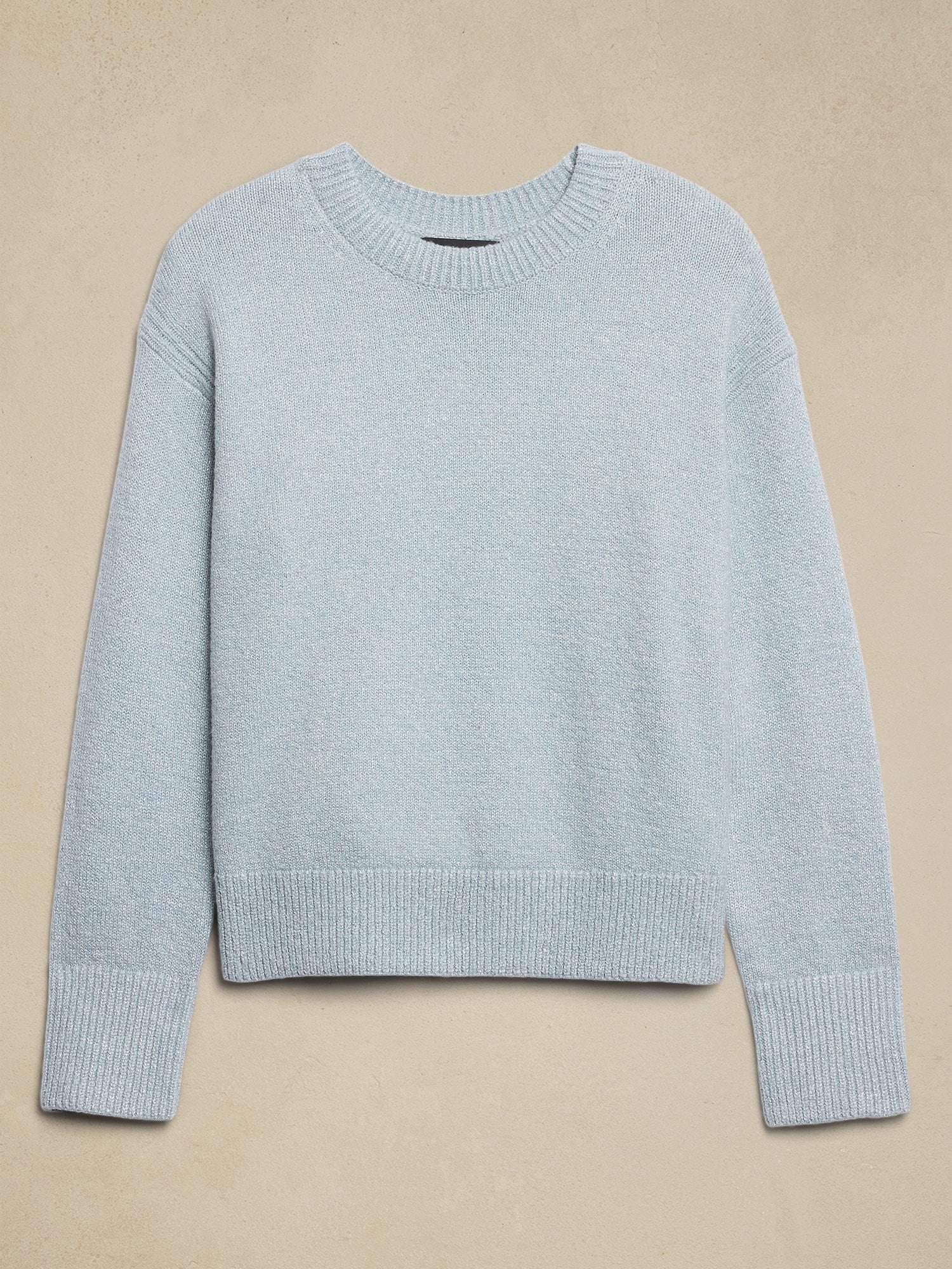 Cozy Shimmer Pullover Sweater Product Image