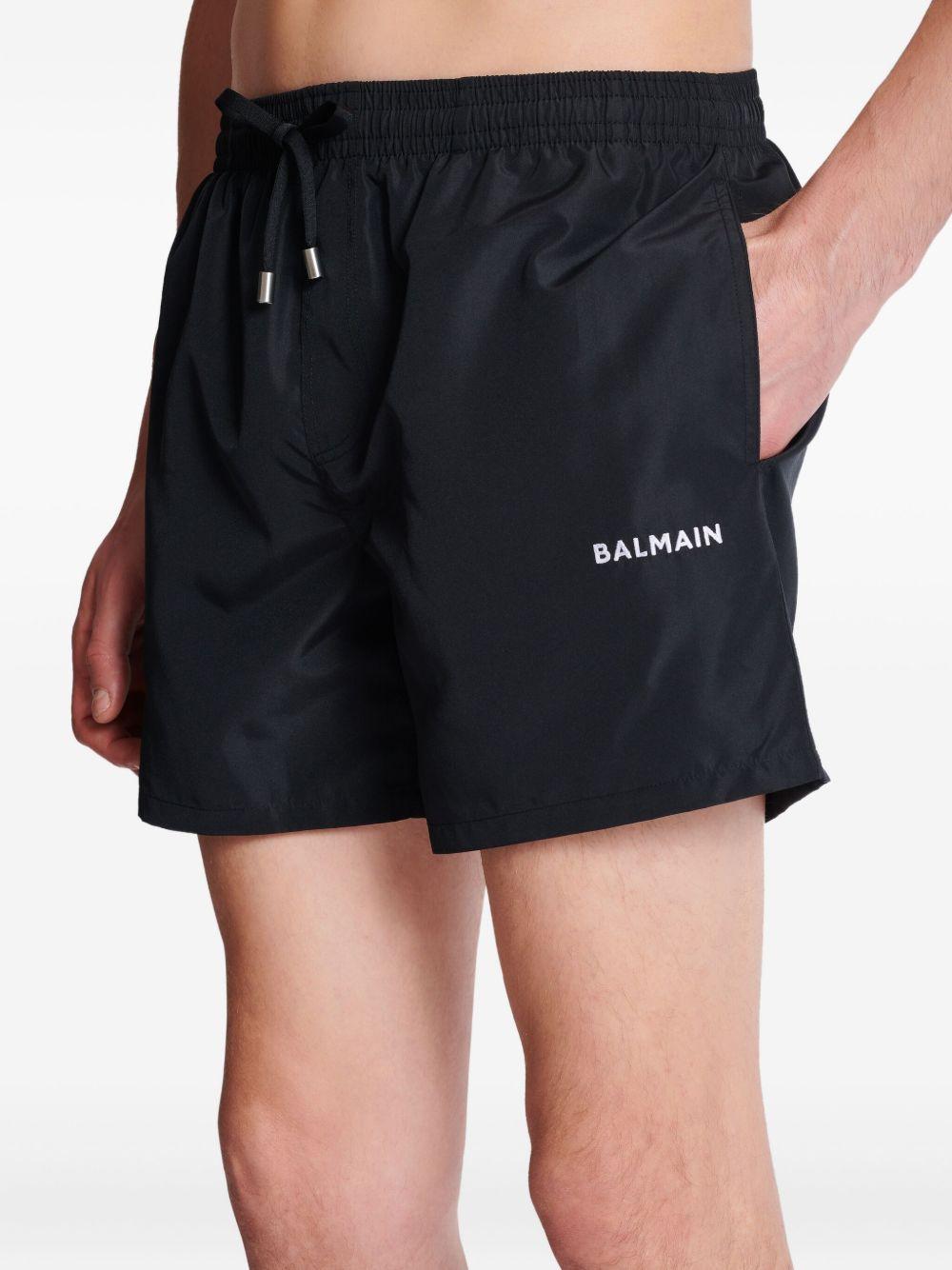 logo-embroidered swim shorts  Product Image