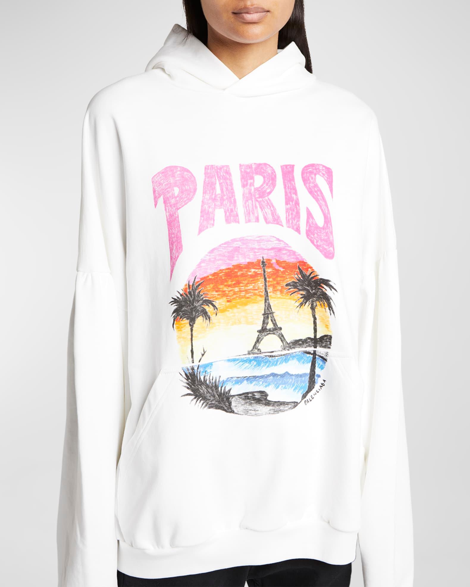 Tropical Paris Oversized Hoodie  Product Image