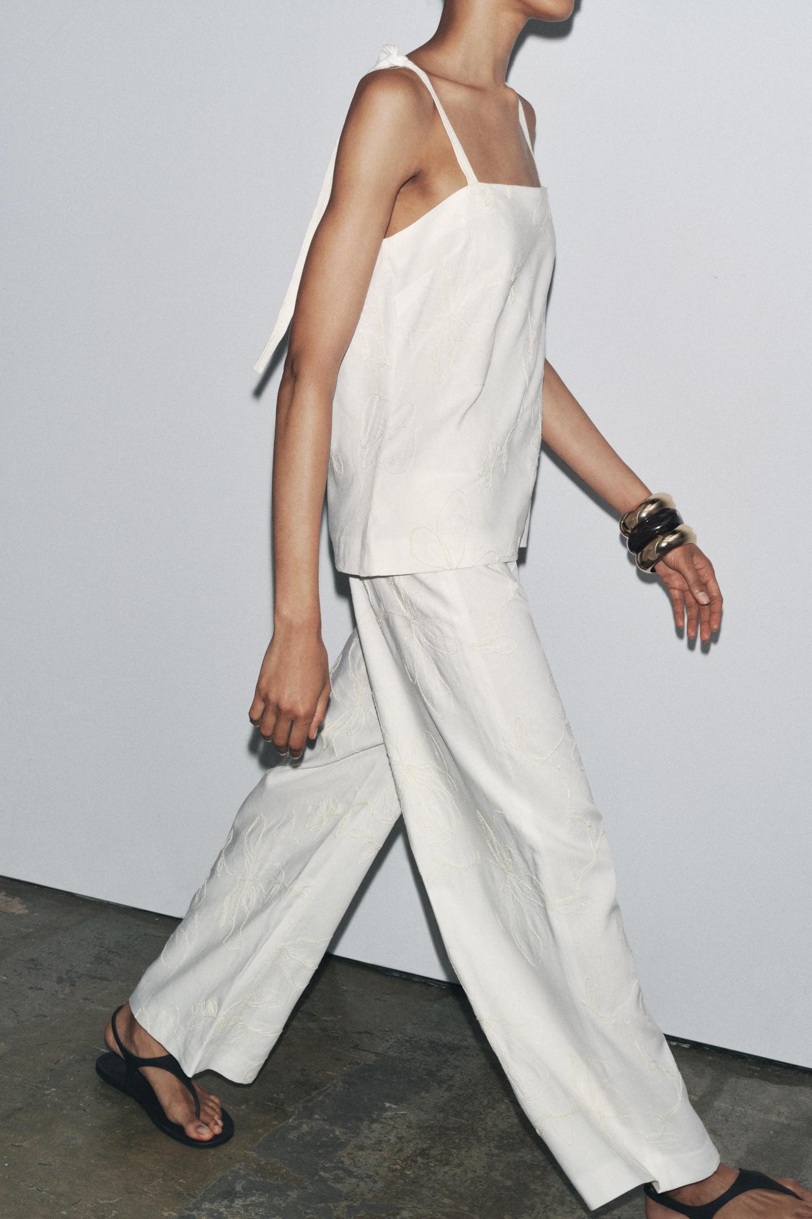 ZW COLLECTION EMBROIDERED CULOTTES Product Image