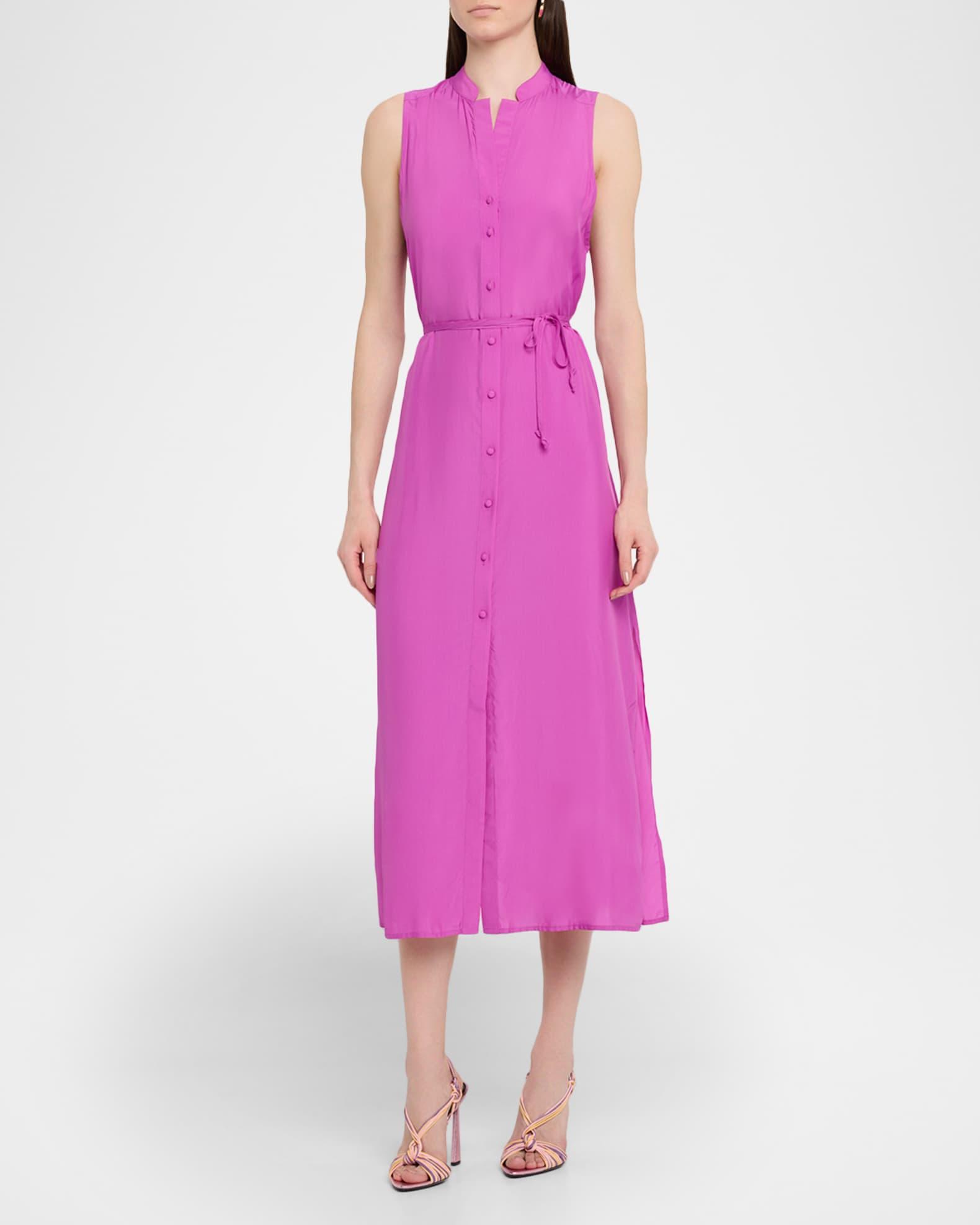 Kirkley Sleeveless Side-Slit Midi Dress Product Image