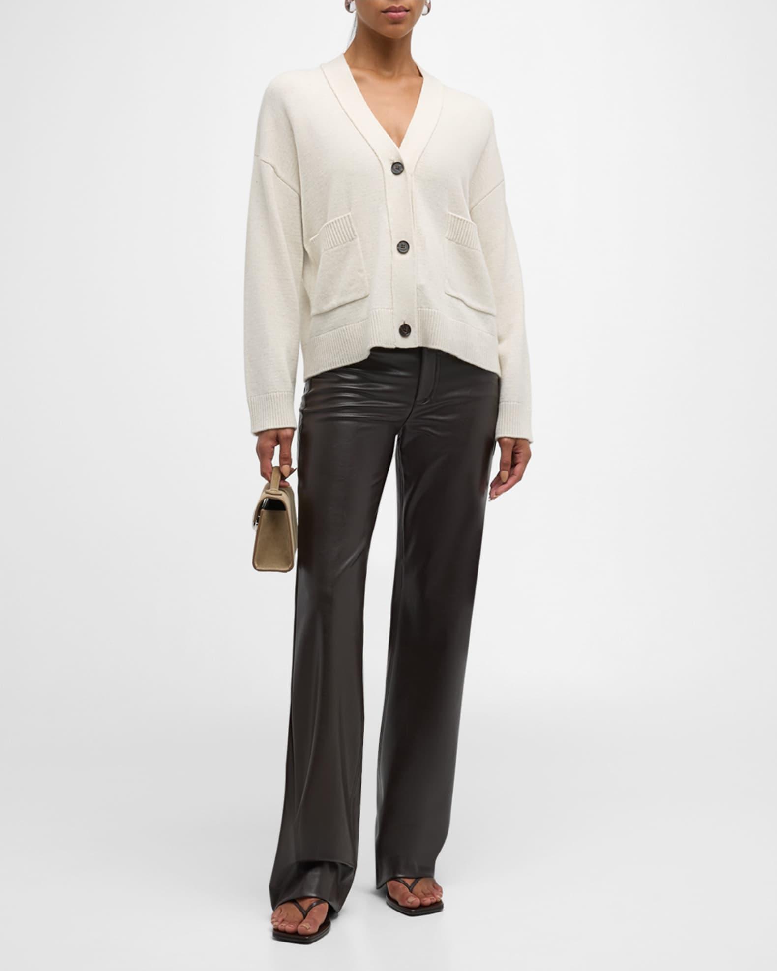 Lindi Wool Cashmere V-Neck Cardigan  Product Image