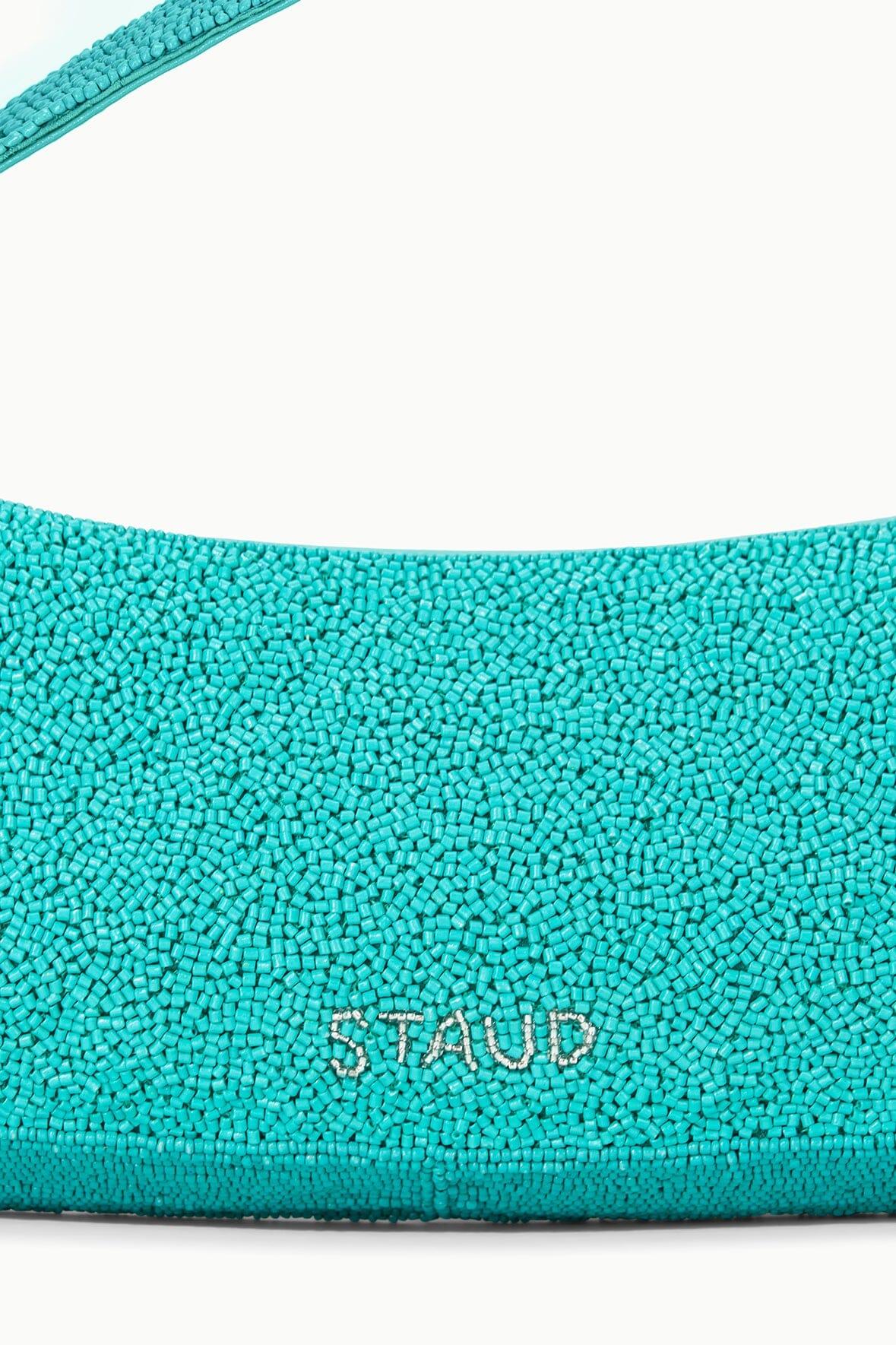 DEMY BEADED SHOULDER BAG | TEAL Product Image