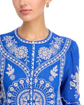 Scallop Sleeve Blouse Product Image