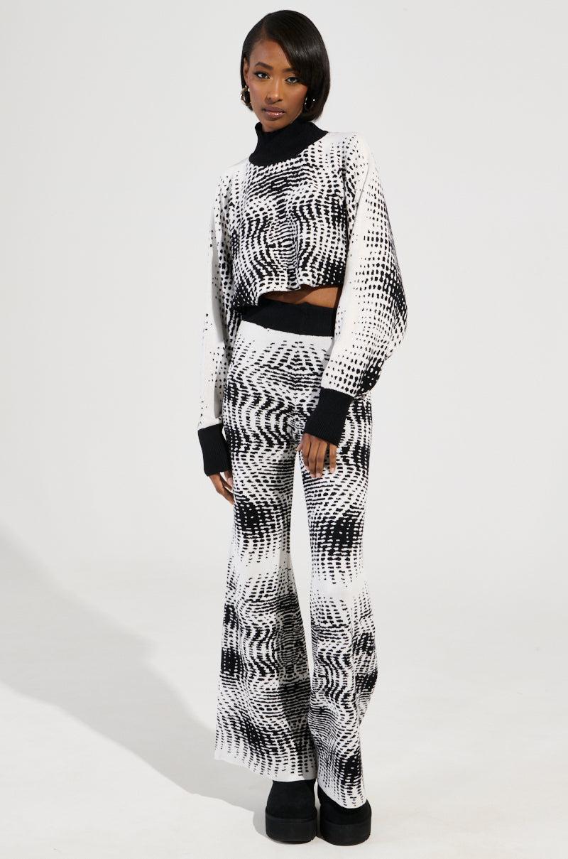 KALEIDOSCOPE DREAM WIDE LEG KNIT PANT Product Image