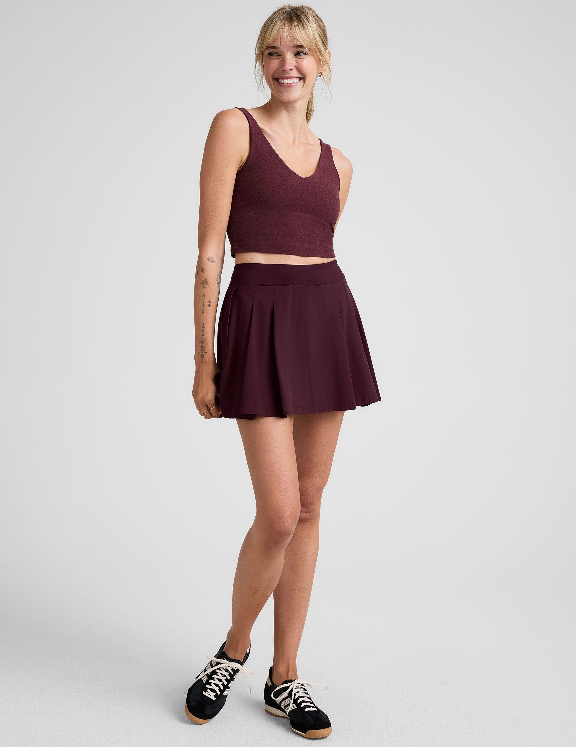 Score Pleated Skirt Product Image