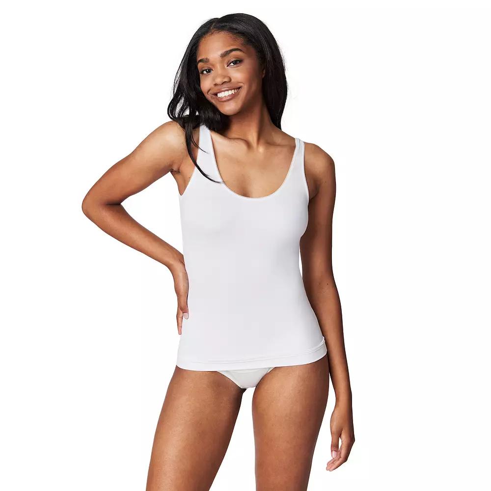 RED HOT by SPANX® Women's Light Control Shapewear Primers Tank Top 10163R, Size: Medium, White Product Image