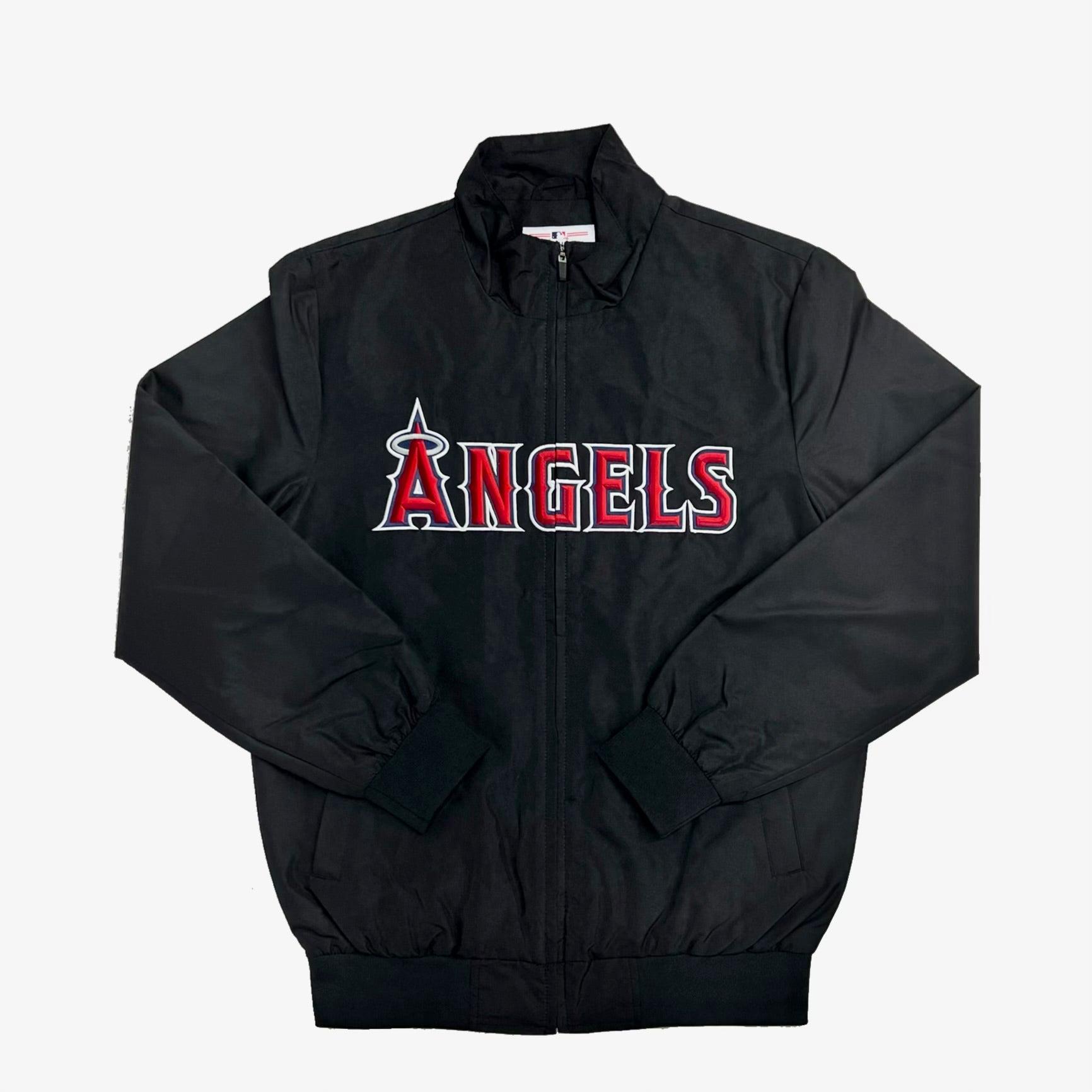 Los Angeles Angels Zip Windbreaker with Left Chest Team Logo Male Product Image