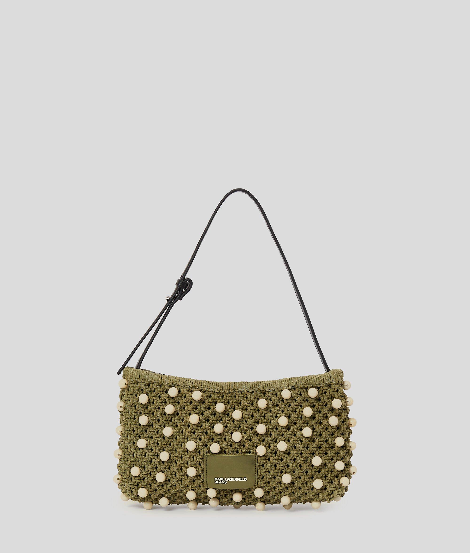 CROCHET BEADED SHOULDER BAG Product Image