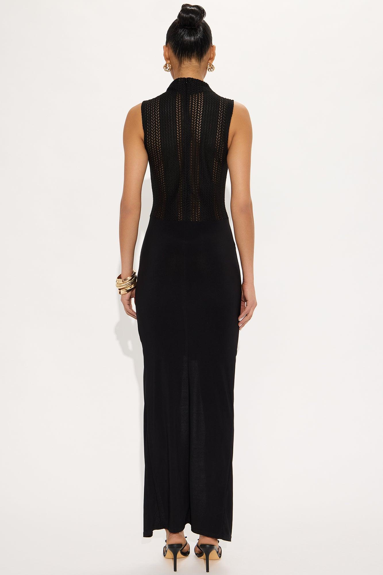Hot In Here Maxi Dress - Black Product Image