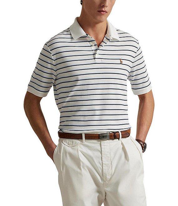Polo Ralph Lauren Classic Fit Striped Short Sleeve Cotton Polo Shirt Product Image