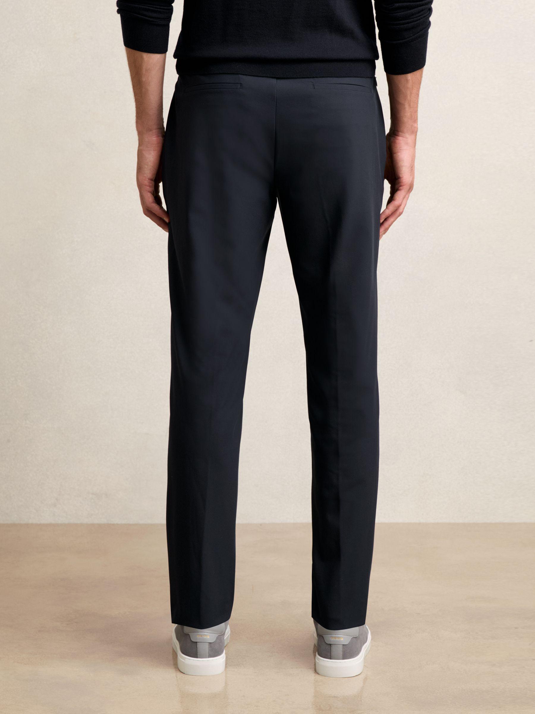 Technical Drawstring Trousers in Navy Product Image