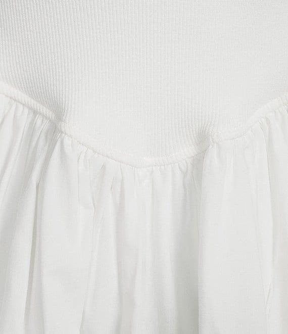 GB Square Neck Sleeveless Bubble Mini Dress Product Image