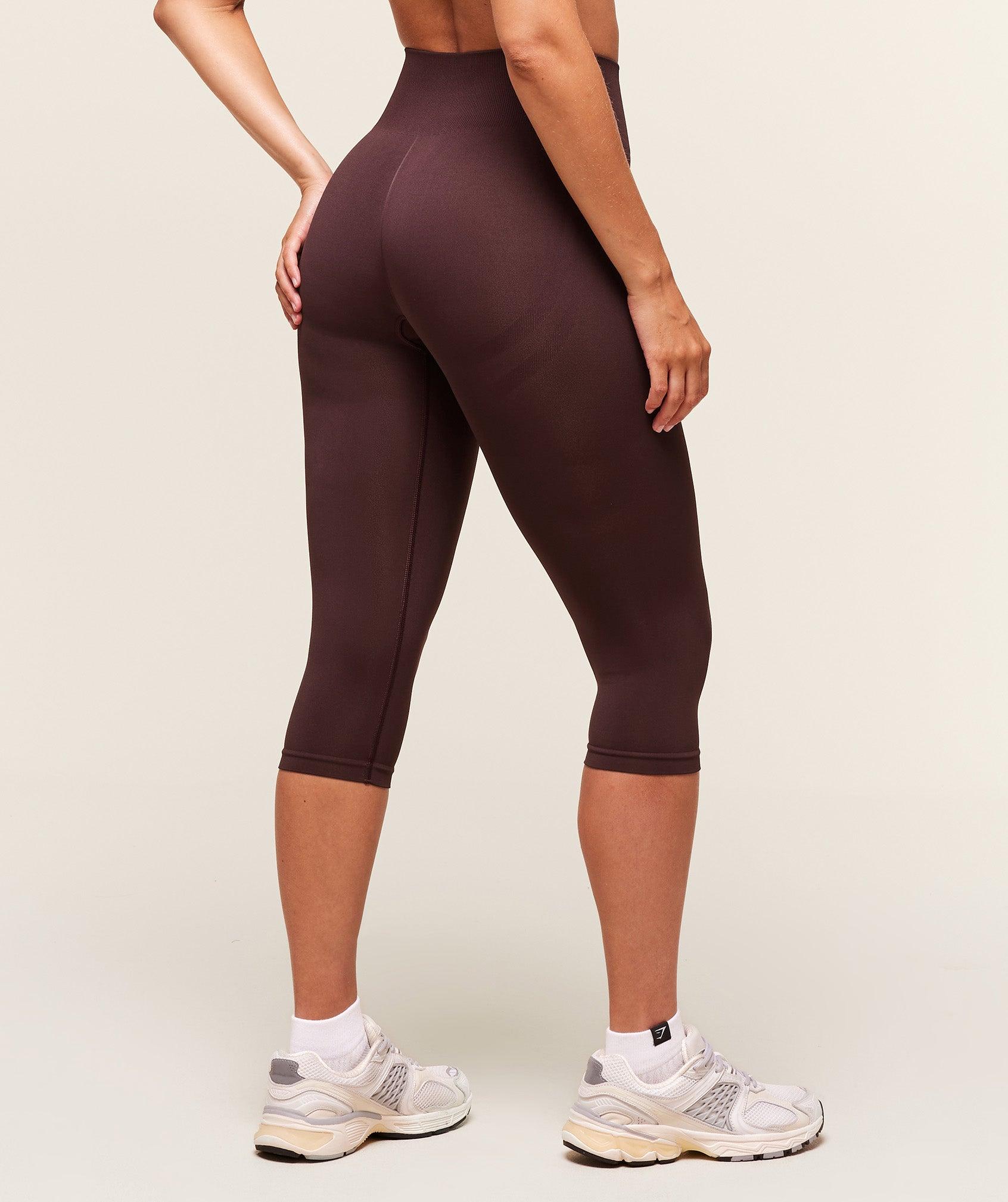 Gymshark Everyday Seamless Capri Legging - Cherry Purple Female Product Image