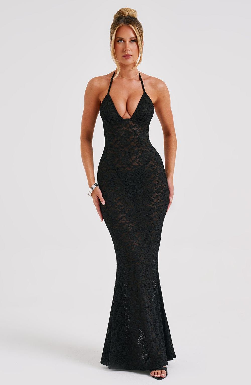 Leilina Maxi Dress - Black Product Image