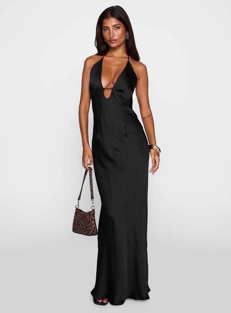 Yasminn Maxi Dress Black Product Image